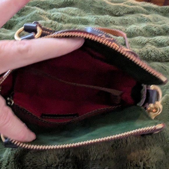 Dooney & Bourke Black Mini Bag with Gold Accents - Picture 6 of 8